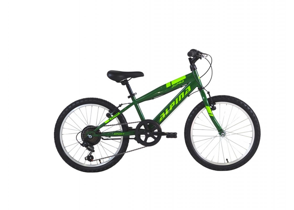 MOUNTAIN BIKE 20" ALPINA 7 SPEED GREEN