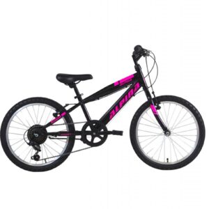 MOUNTAIN BIKE 20" ALPINA 7 SPEED BLACK/PINK