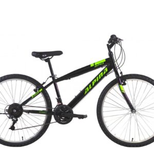 MOUNTAIN BIKE 24" ALPINA BOY 21 SPEED BLACK/GREEN