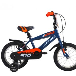 BMX 14"  ALPINA BOY BLUE/ORANGE