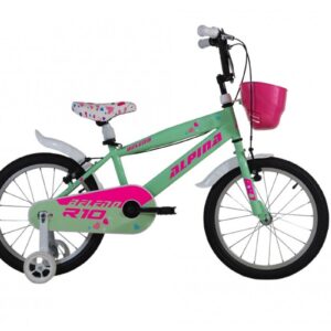 BMX 18" ALPINA GIRL L.GREEN/PINK