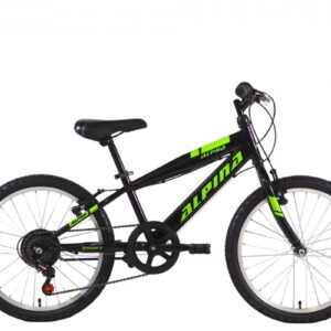 MOUNTAIN BIKE 20" ALPINA 7 SPEED BLACK/GREEN