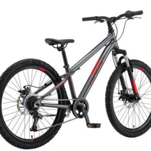 MOUNTAIN BIKE 24" POLAR SONIC ALUMINIUM FS DISC GREY/RED