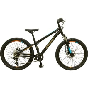 MOUNTAIN BIKE 24" POLAR SONIC ALUMINIUM FS DISC BLACK